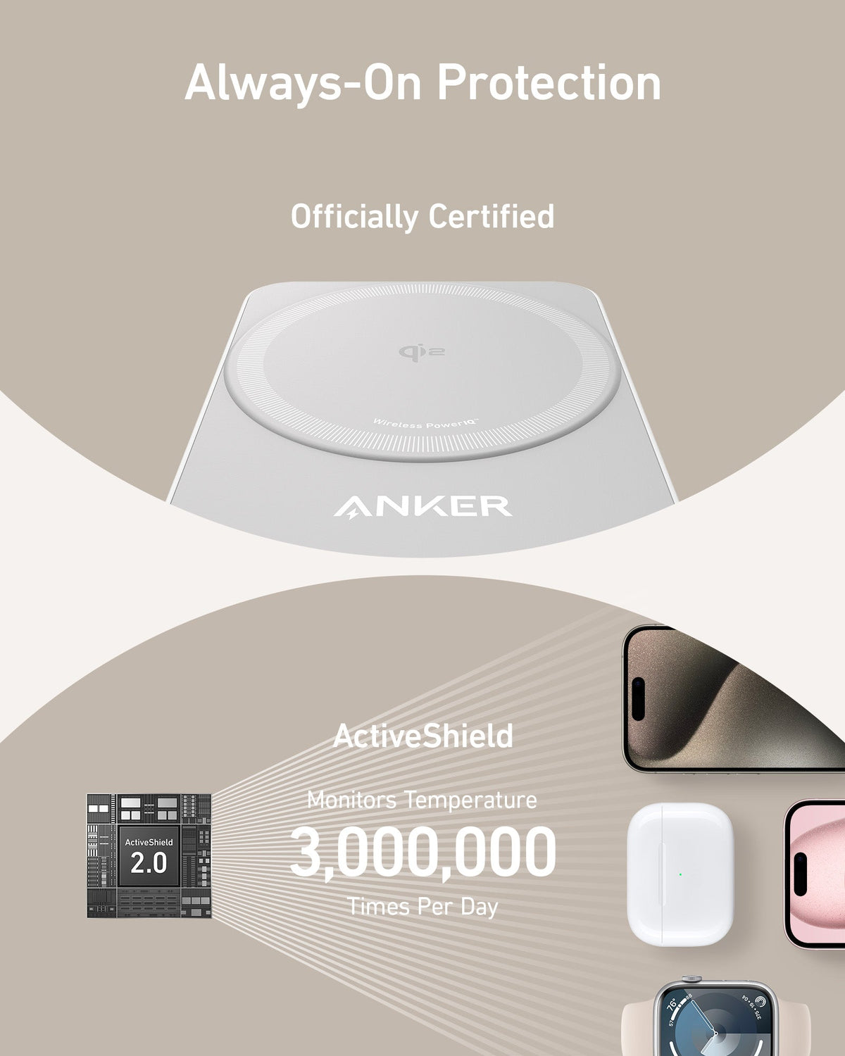 Anker MagGo Wireless Charging Station (Foldable 3-in-1) - Fabs things