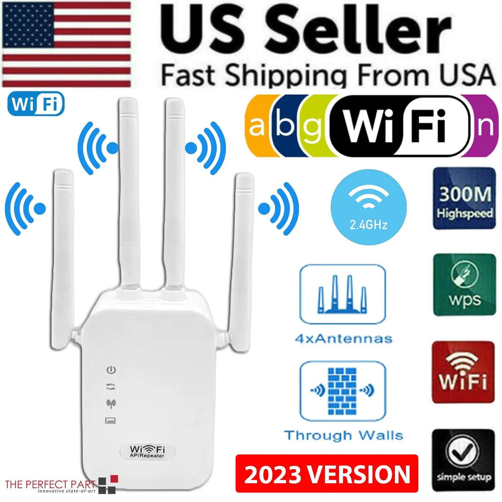 WiFi Range Extender Internet Booster Network Router Wireless Signal Repeater - Fabs things