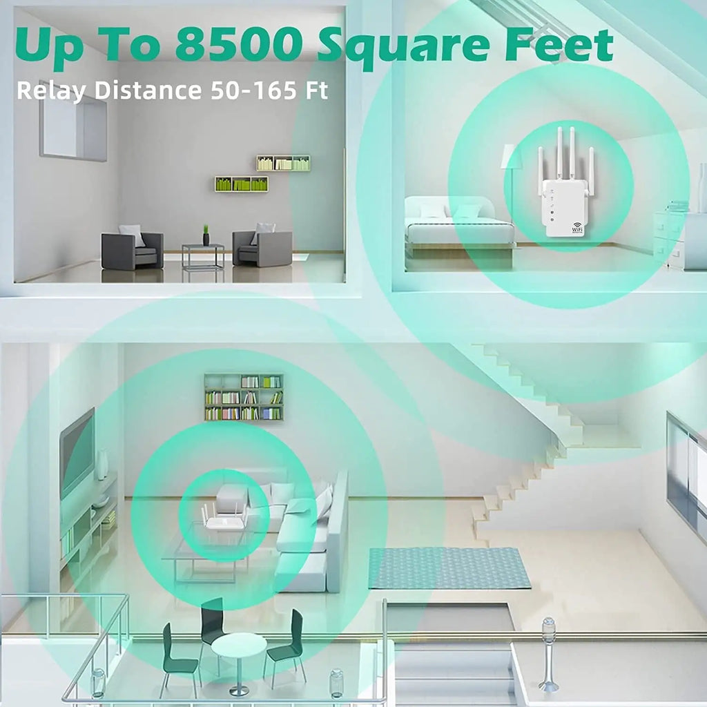 WiFi Range Extender Internet Booster Network Router Wireless Signal Repeater - Fabs things