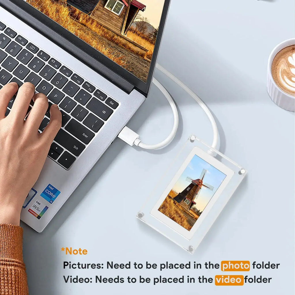 Acrylic Digital Photo Frame Gift - Fabs things