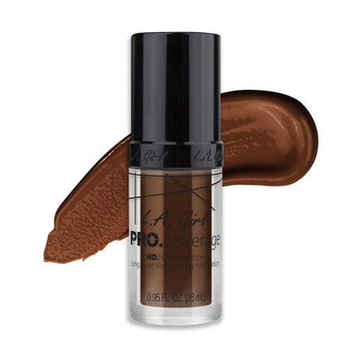 L.A. Girl Pro Coverage Illuminating Foundation - Chocolate - Fabs things