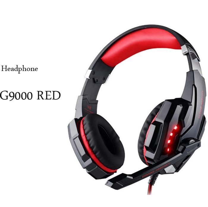 NEW STEVVEX Modern G2000 G9000 Gaming Headsets Big Headphones with Light Mic Stereo Earphones Deep Bass for PC Computer, Laptop and Gaming - Fabs things