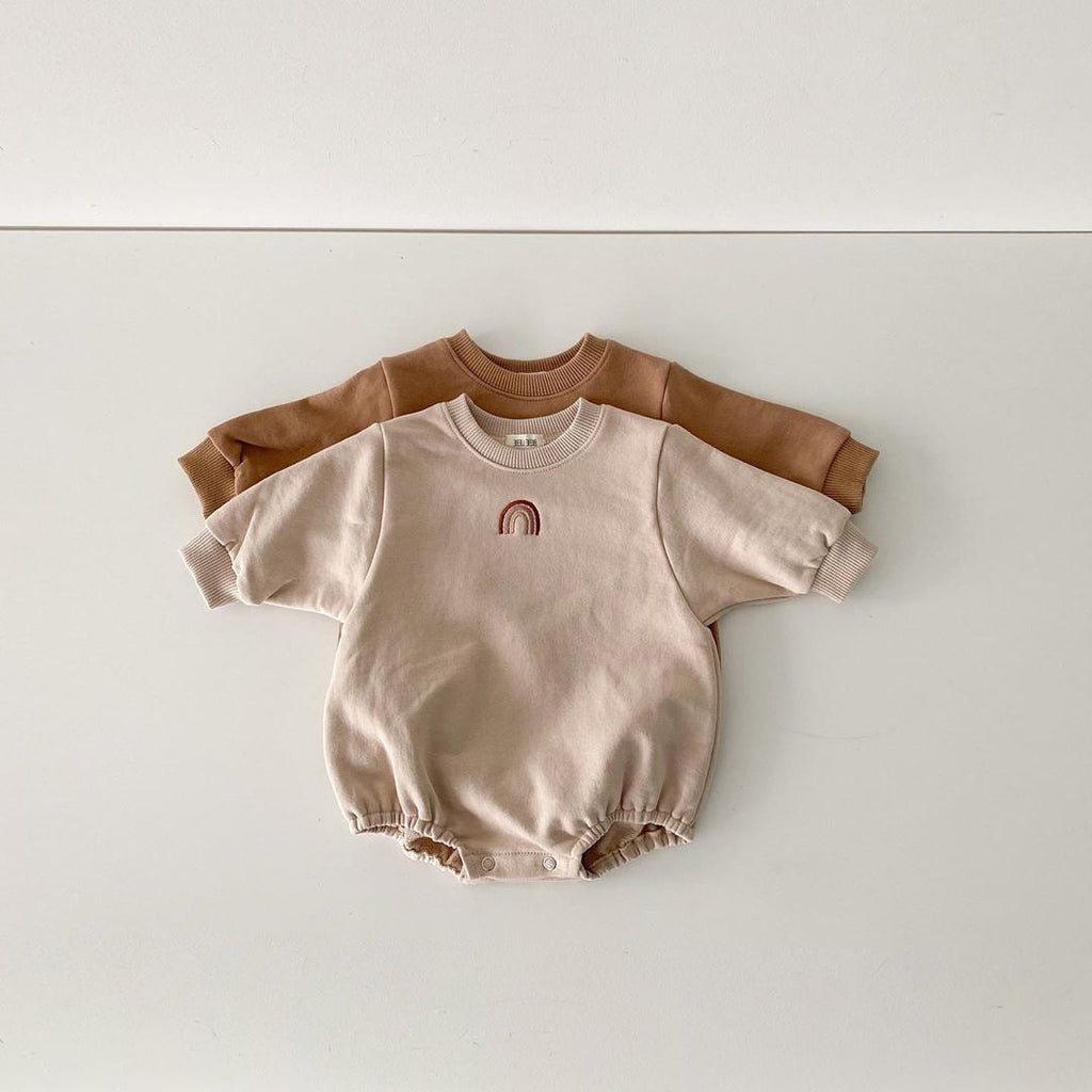 Baby Romper Net Red Baby Crawler Embroidery Wrap - Fabs things