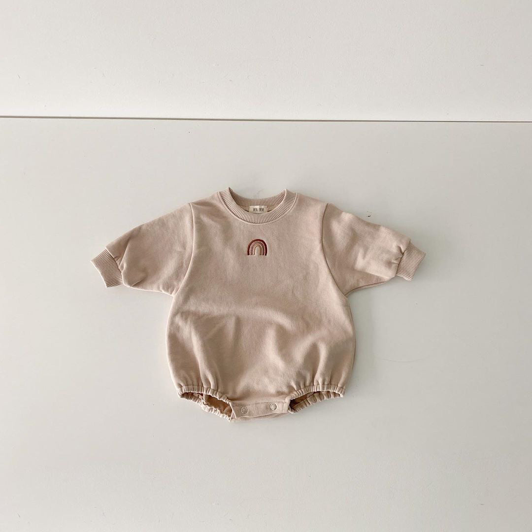 Baby Romper Net Red Baby Crawler Embroidery Wrap - Fabs things