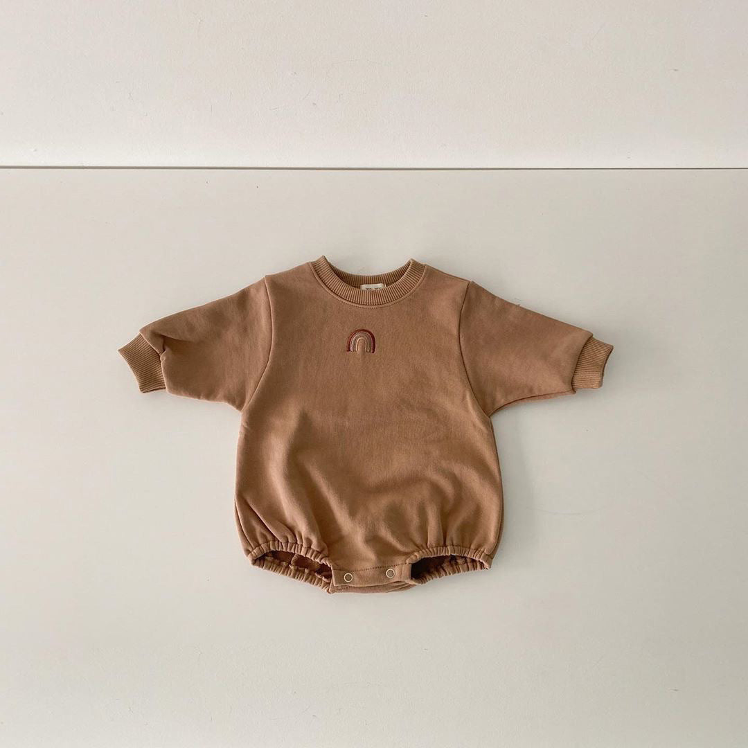Baby Romper Net Red Baby Crawler Embroidery Wrap - Fabs things