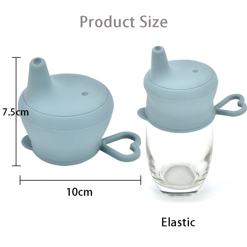 Baby Silicone Cup Lid Splash-proof Cover Feeding Cup Lid Is Free Of BPA - Fabs things