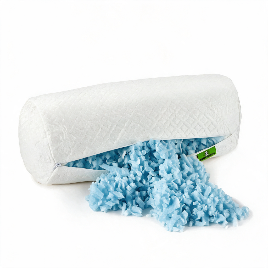 Adjustable Bamboo Cooling Pillow | Bolster - Fabs things