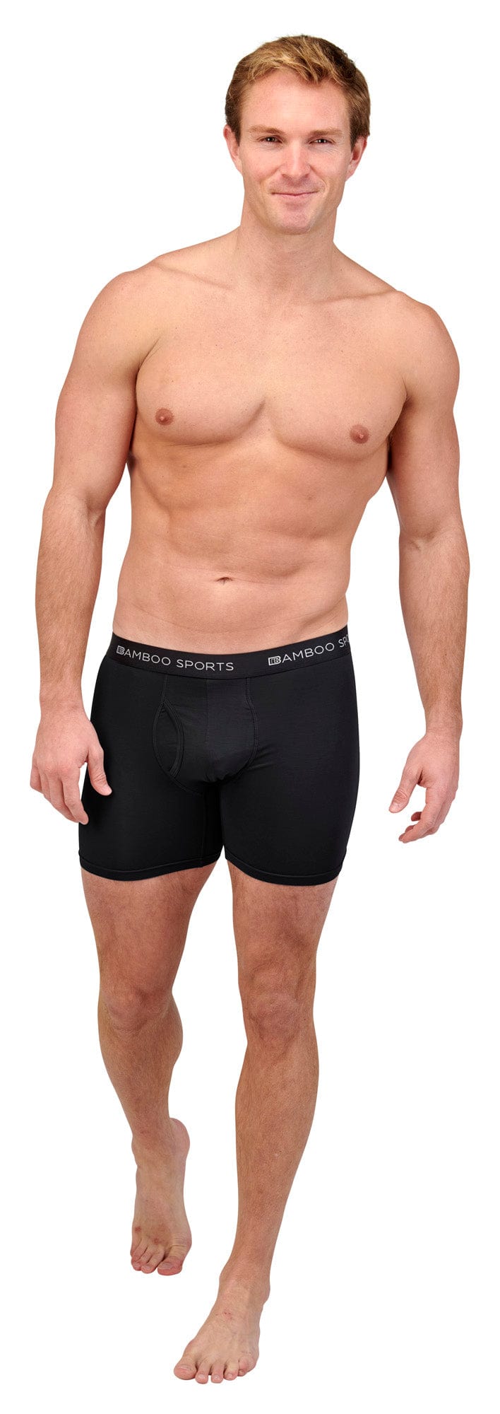 Men's 4" Inseam Bamboo Rayon Boxer Briefs - 4 Pack - Fabs things