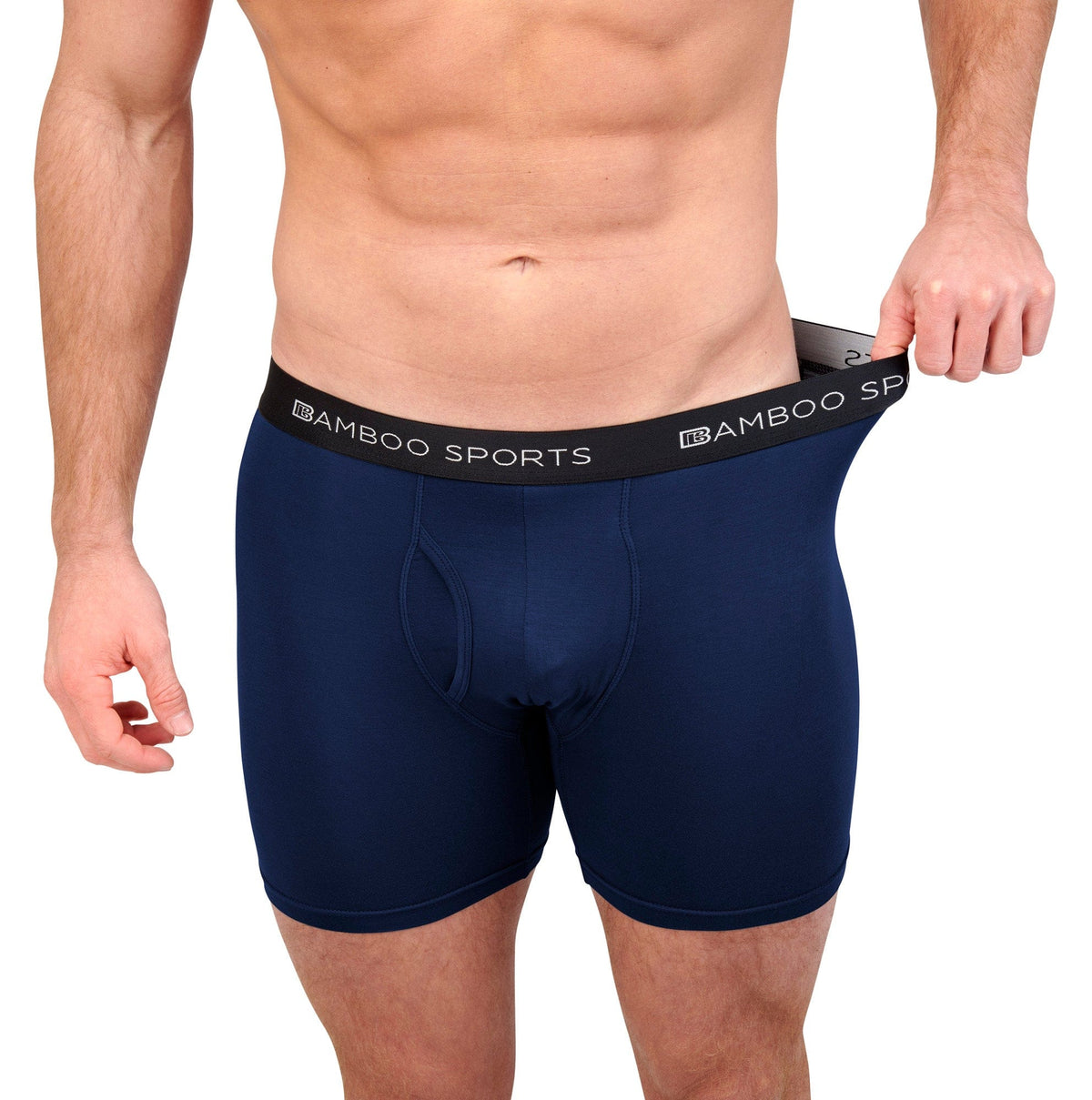 Men's 4" Inseam Bamboo Rayon Boxer Briefs - 4 Pack - Fabs things