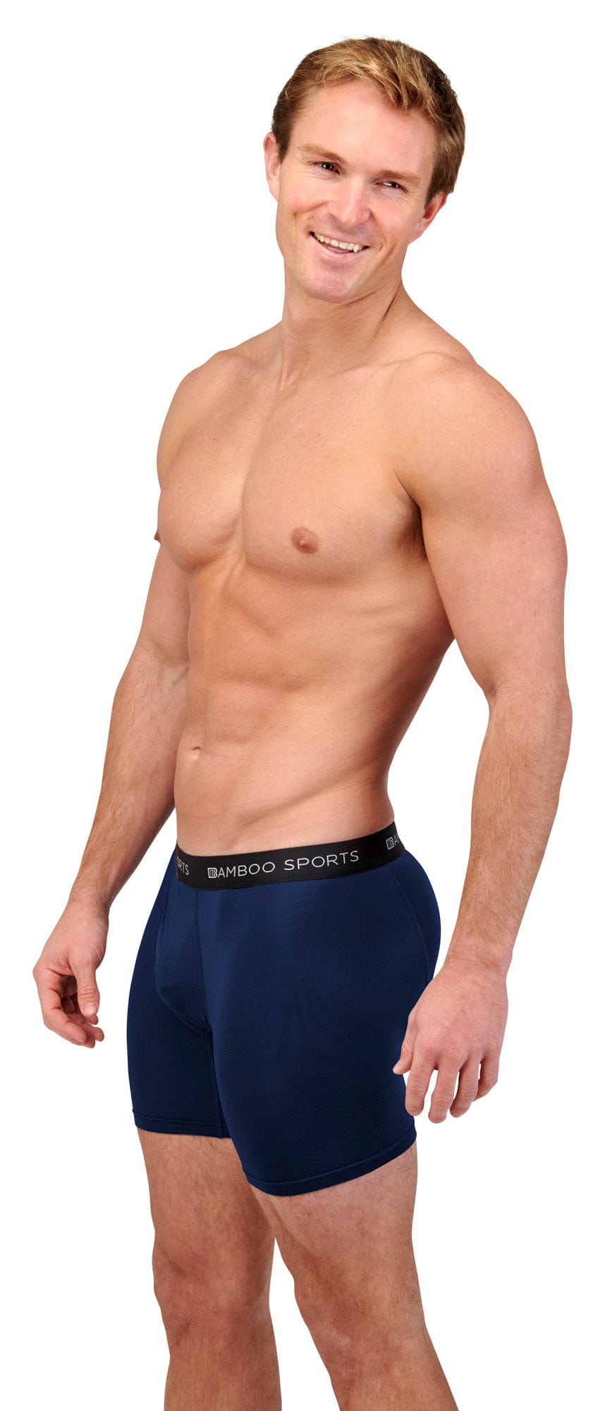 Men's 4" Inseam Bamboo Rayon Boxer Briefs - 4 Pack - Fabs things