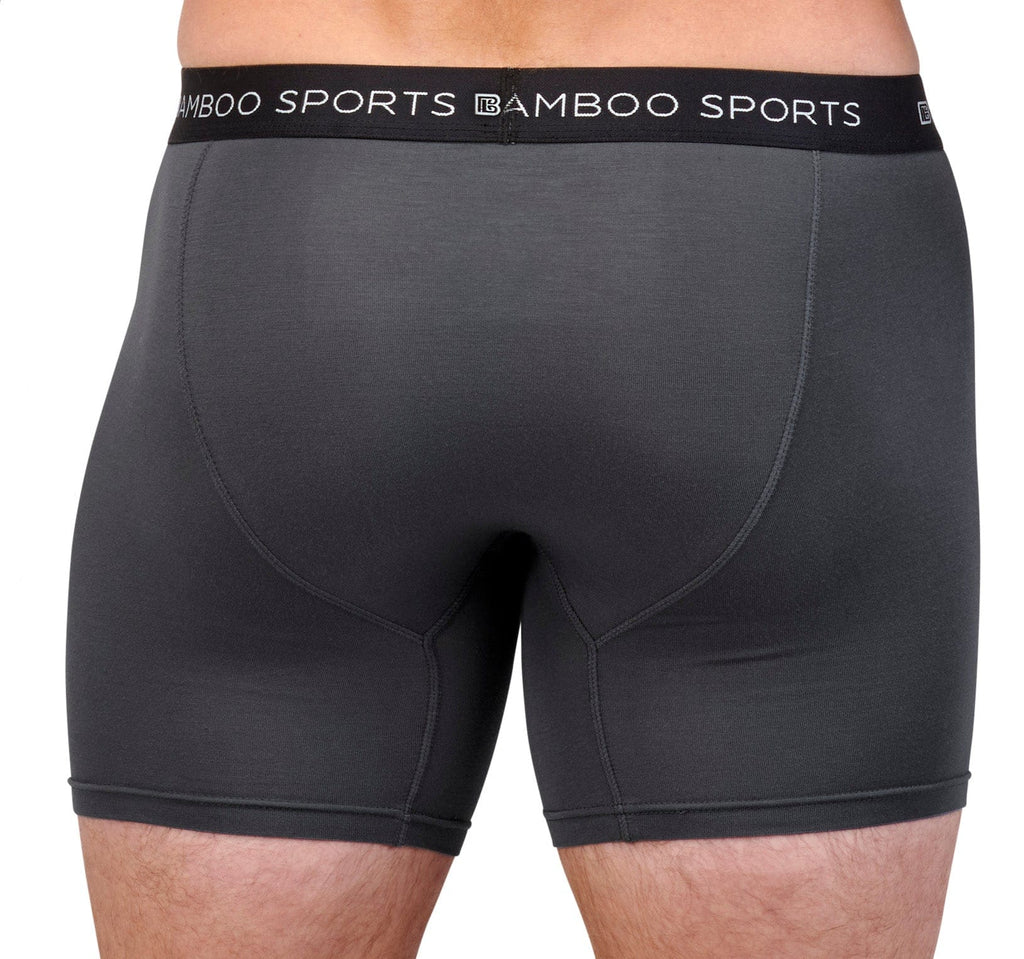 Men's 4" Inseam Bamboo Rayon Boxer Briefs - 4 Pack - Fabs things