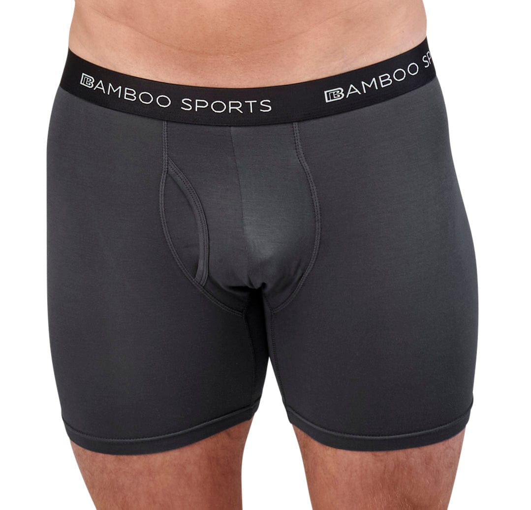 Men's 4" Inseam Bamboo Rayon Boxer Briefs - 4 Pack - Fabs things