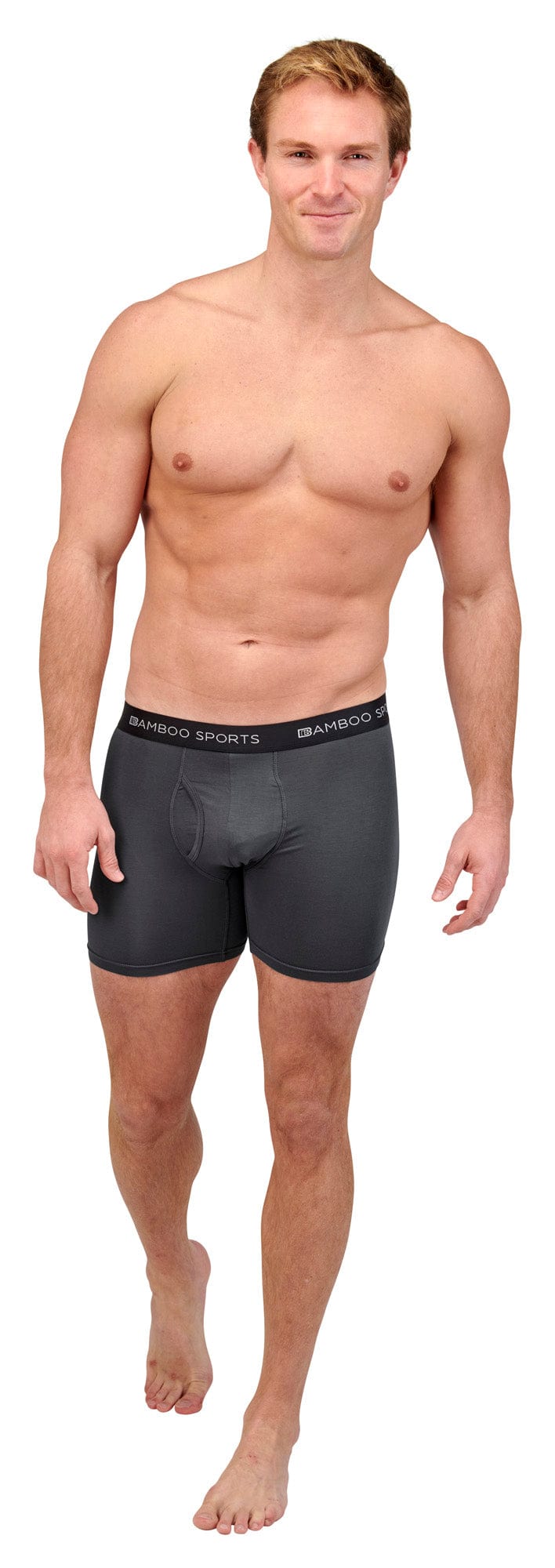 Men's 4" Inseam Bamboo Rayon Boxer Briefs - 4 Pack - Fabs things