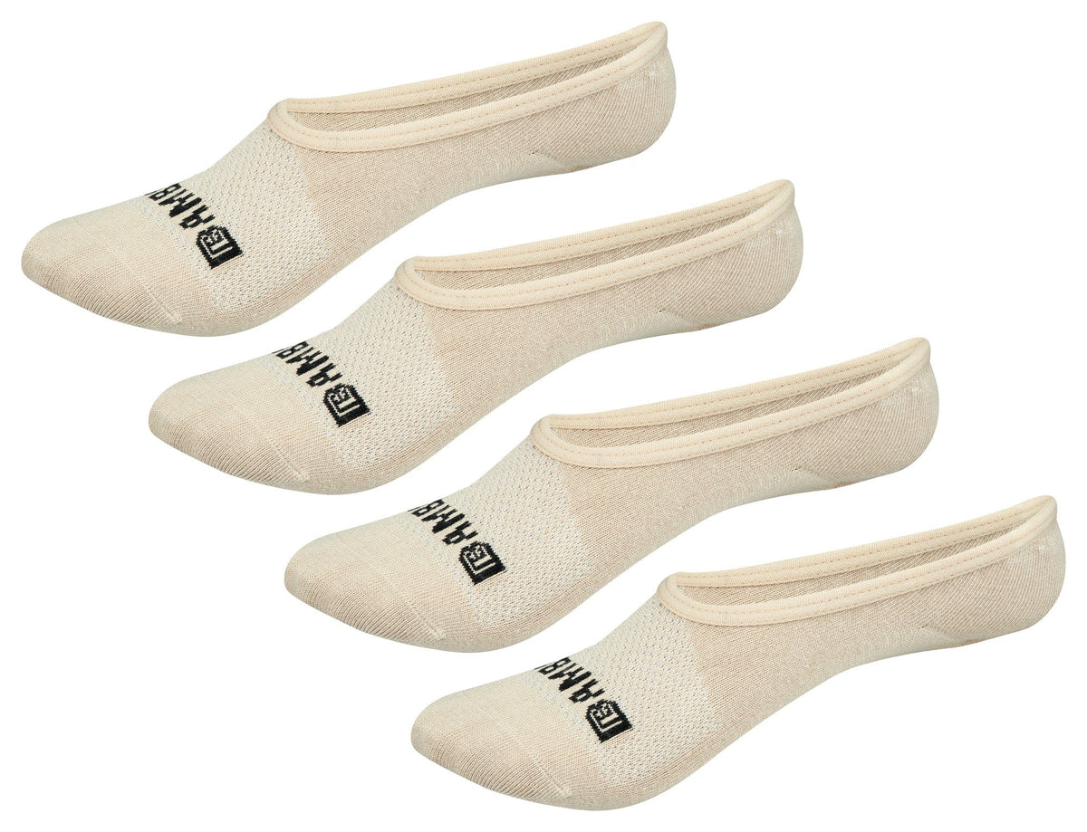 Super Low Cut No Show Bamboo Rayon Socks - 4 Pair - Fabs things