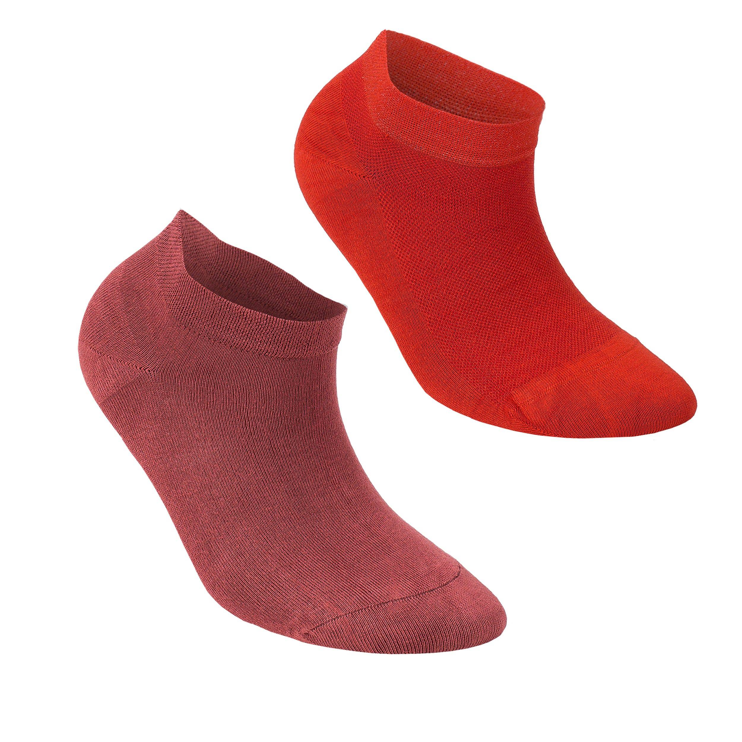 Women’s Bamboo Ankle Socks 8-Pack – Mixed Colors Soft Thin Low-Cut Socks