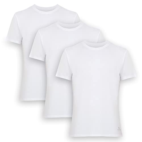 Men’s Bamboo Crew Neck Undershirts 3-Pack - Fabs things