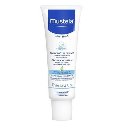 Mustela Cradle Cap Cream 40ml - Natural, Vegan, Dermatologically Tested Baby Hair Care Solution - Fabs things