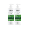 Vichy Dercos Anti-Dandruff Shampoo for Normal to Oily Hair - 2 x 390ml - Dermatologically Tested - Fabs things