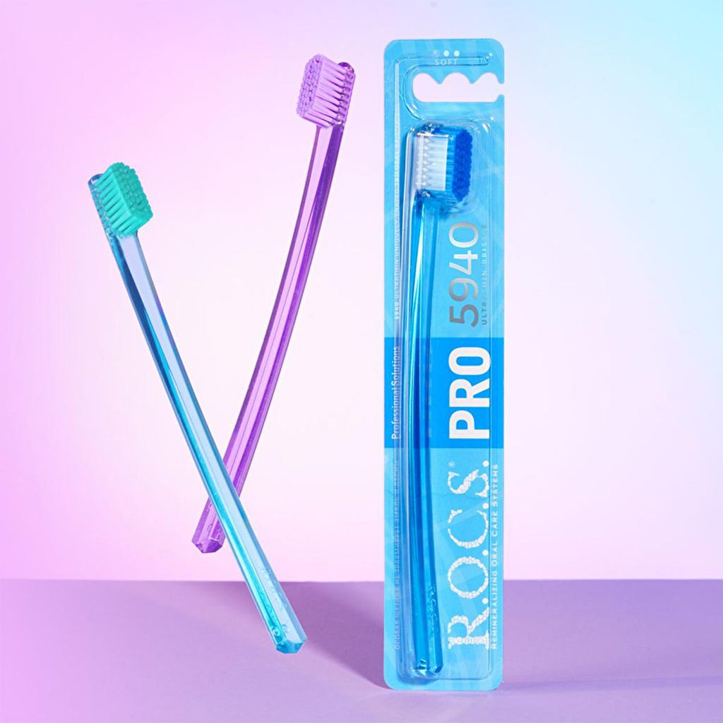 Rocs Pro Manual Toothbrush - Gentle, Effective Cleaning for Optimal Oral Hygiene - Fabs things