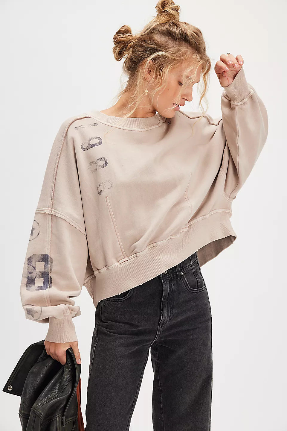 Autumn Winter Women Clothing Printing Loose Casual Top All Matching Hoodie Women - Fabs things