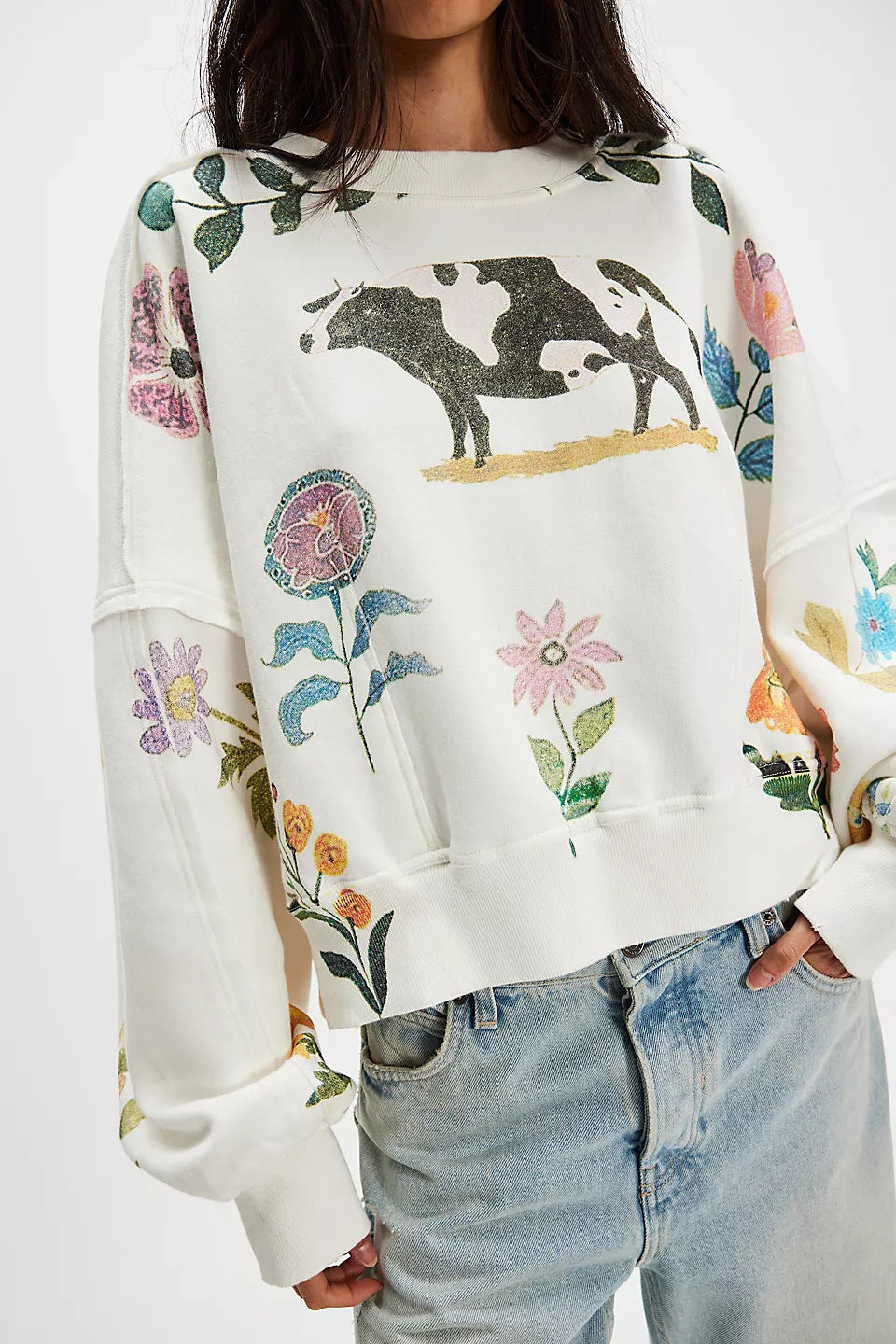 Autumn Winter Women Clothing Printing Loose Casual Top All Matching Hoodie Women - Fabs things