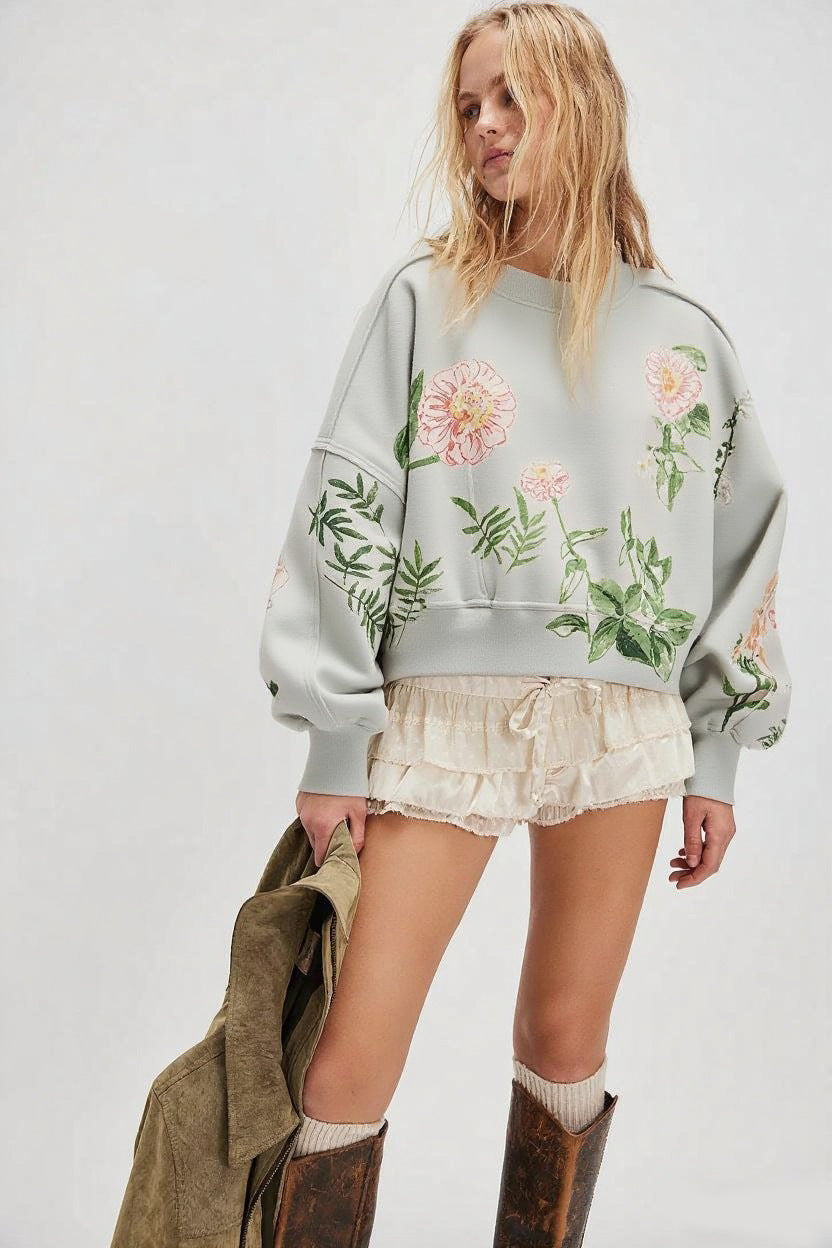Autumn Winter Women Clothing Printing Loose Casual Top All Matching Hoodie Women - Fabs things