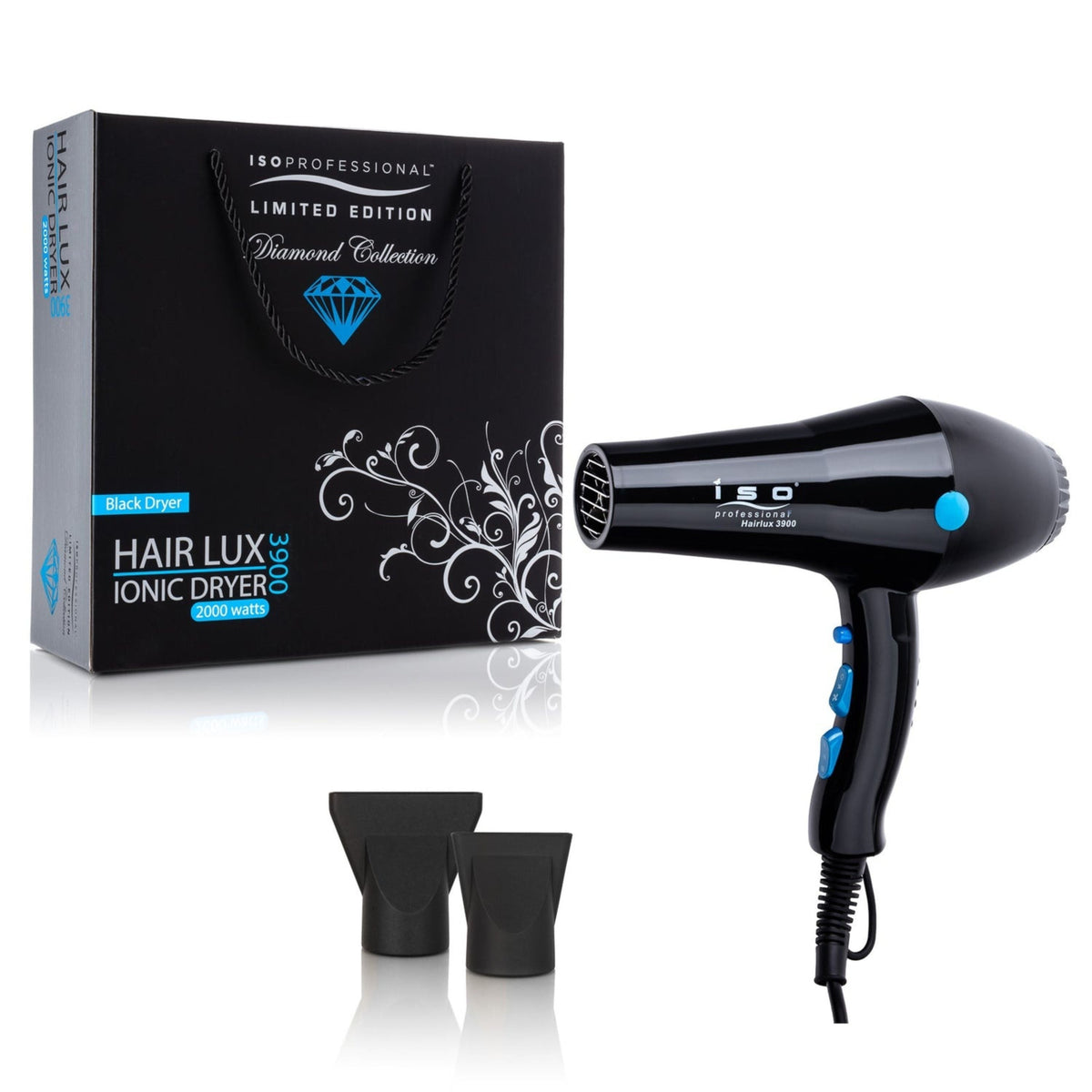HairLux 2000W Advanced Turbo Airflow Blow Dryer - Diamond Collection - Fabs things