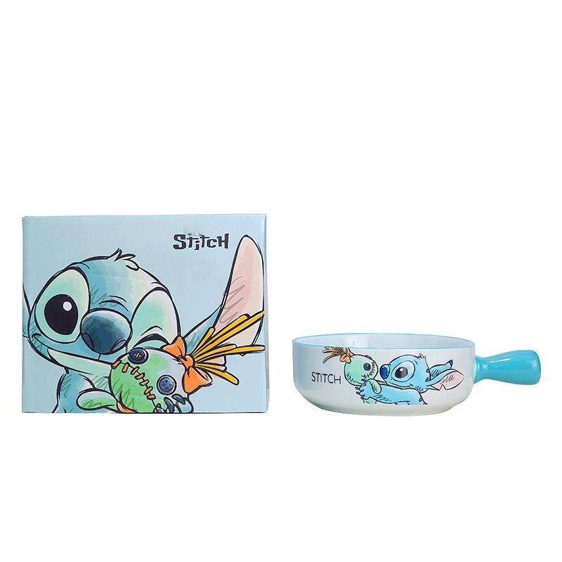 ZOOUSQII Ceramic Dinnerware Set - Cute Rice Bowls, Plates, and Chopsticks Gift Box - Fabs things