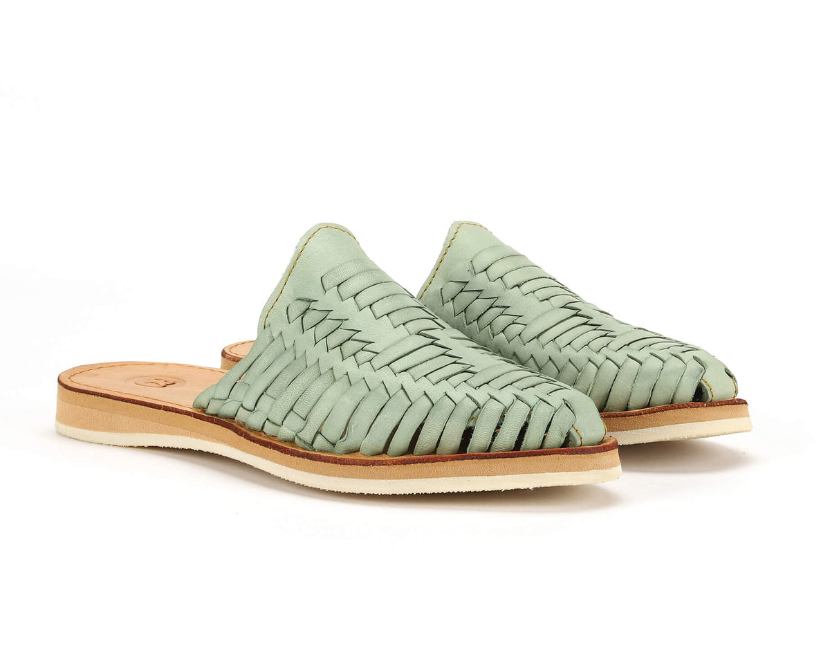 Marbella Huarache Slip-On Teal - Fabs things