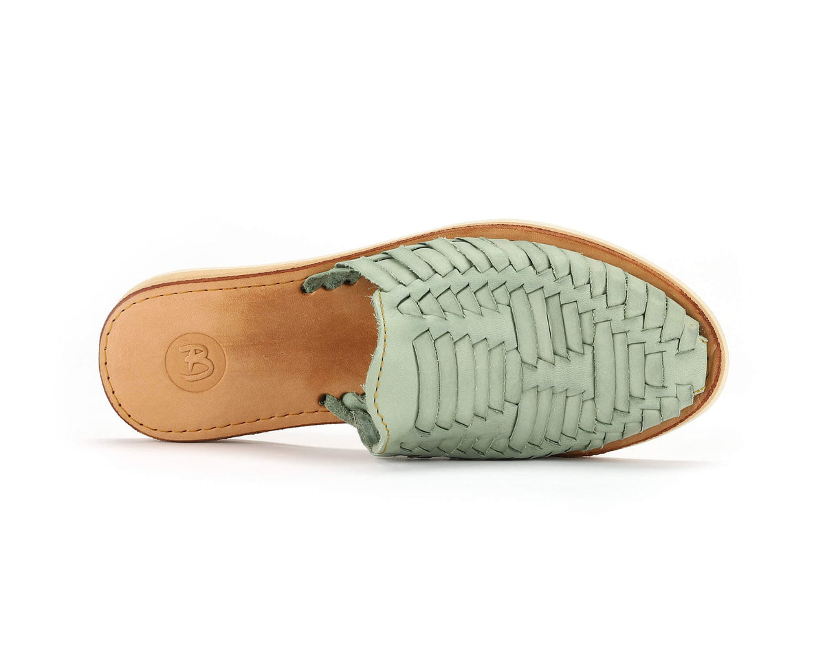 Marbella Huarache Slip-On Teal - Fabs things