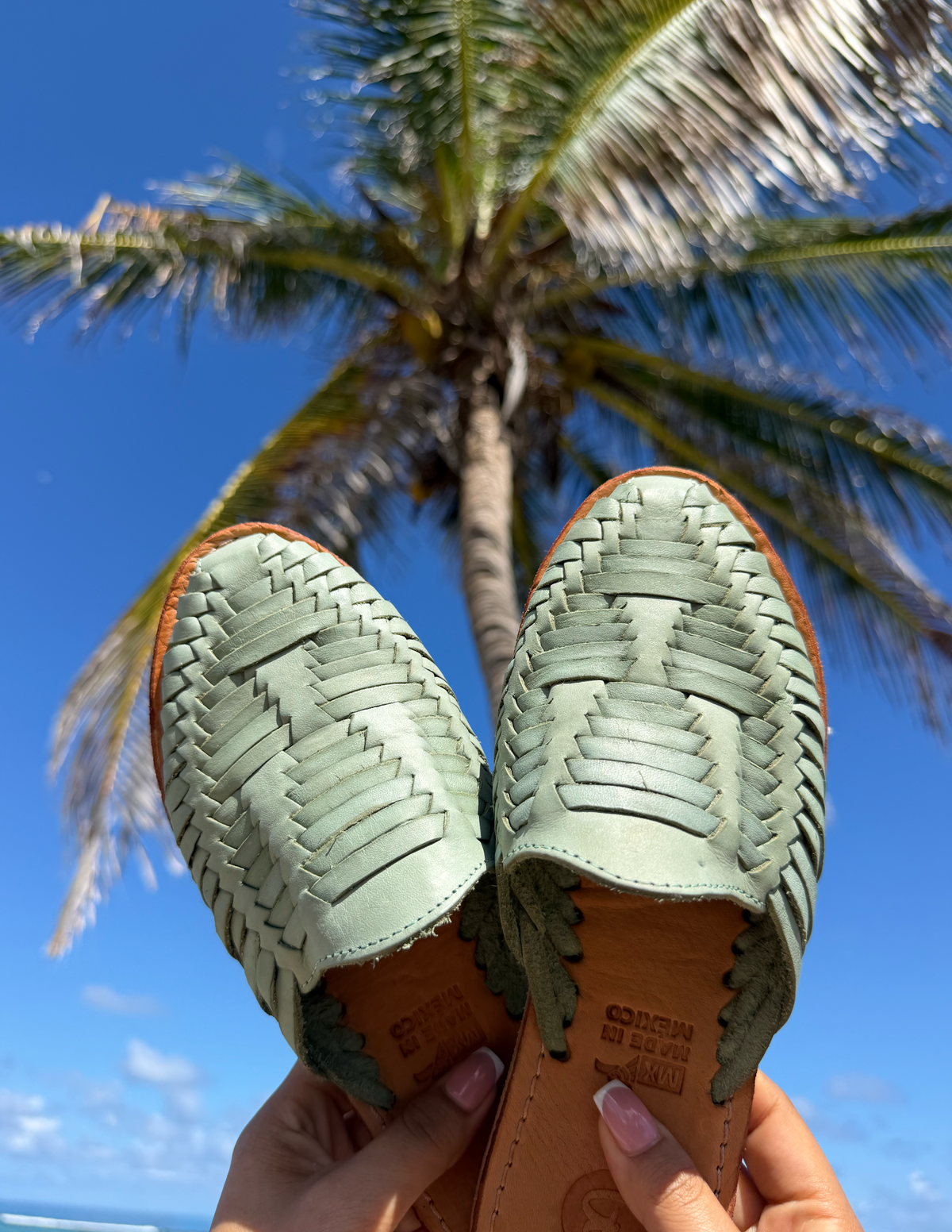 Marbella Huarache Slip-On Teal - Fabs things
