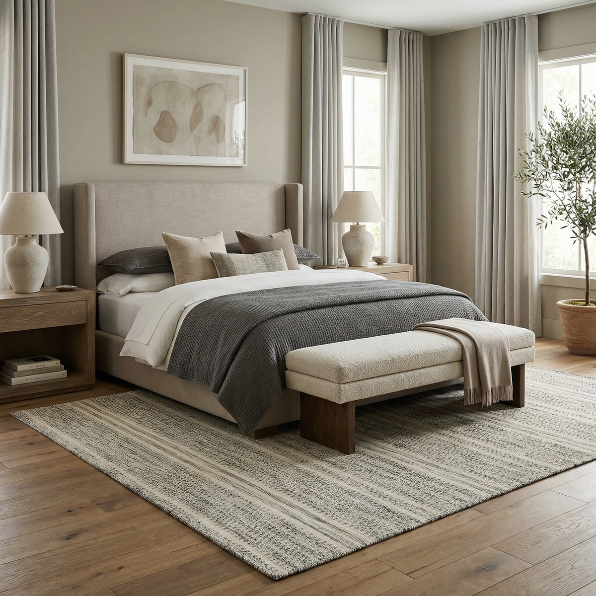 Arabi Wool Area Rug - Fabs things