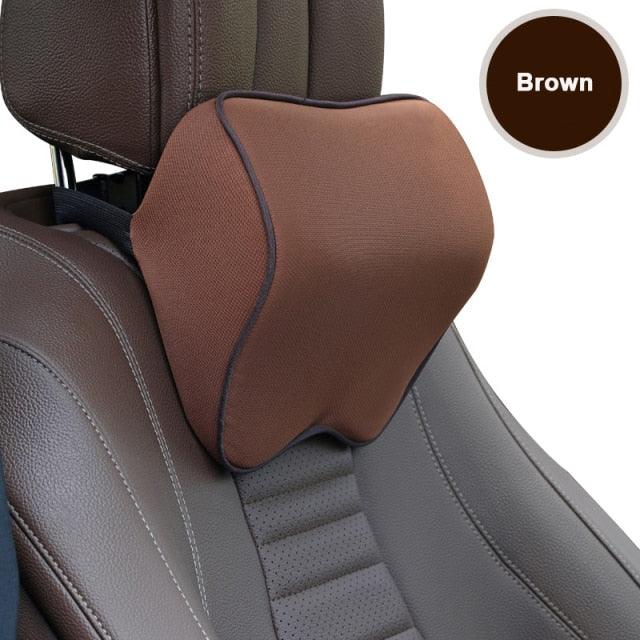 Car Seat Headrest Pillow Auto Memory Foam Car Neck Pillow Seat Head Support Lumbar Support For Office Chair Cushion Car Neck Headrest Pillow Car Accessories Cushion Auto Seat Head Support Neck Protector Automobiles Seat Neck Rest Car Neck For Car Auto - Fabs things