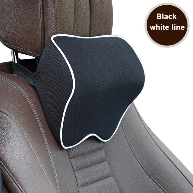 Car Seat Headrest Pillow Auto Memory Foam Car Neck Pillow Seat Head Support Lumbar Support For Office Chair Cushion Car Neck Headrest Pillow Car Accessories Cushion Auto Seat Head Support Neck Protector Automobiles Seat Neck Rest Car Neck For Car Auto - Fabs things