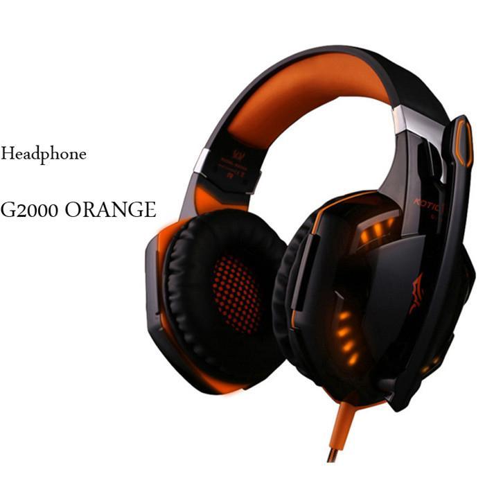 NEW STEVVEX Modern G2000 G9000 Gaming Headsets Big Headphones with Light Mic Stereo Earphones Deep Bass for PC Computer, Laptop and Gaming - Fabs things