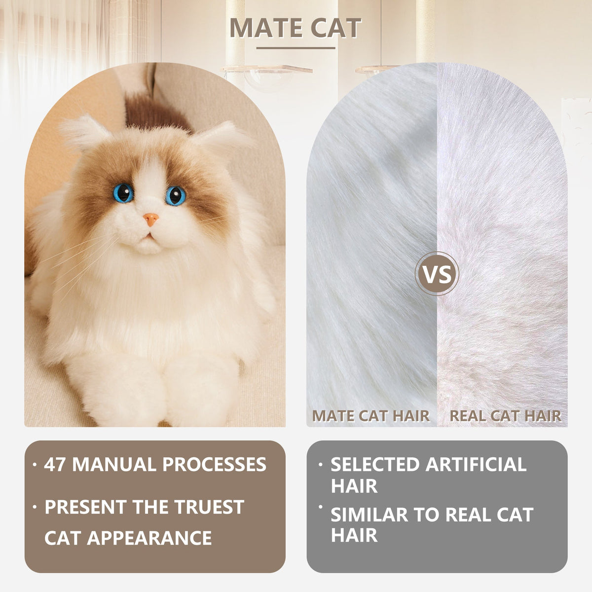 MateCat1.1 Robot Cat – Companion Toy for Sensory Comfort - Fabs things