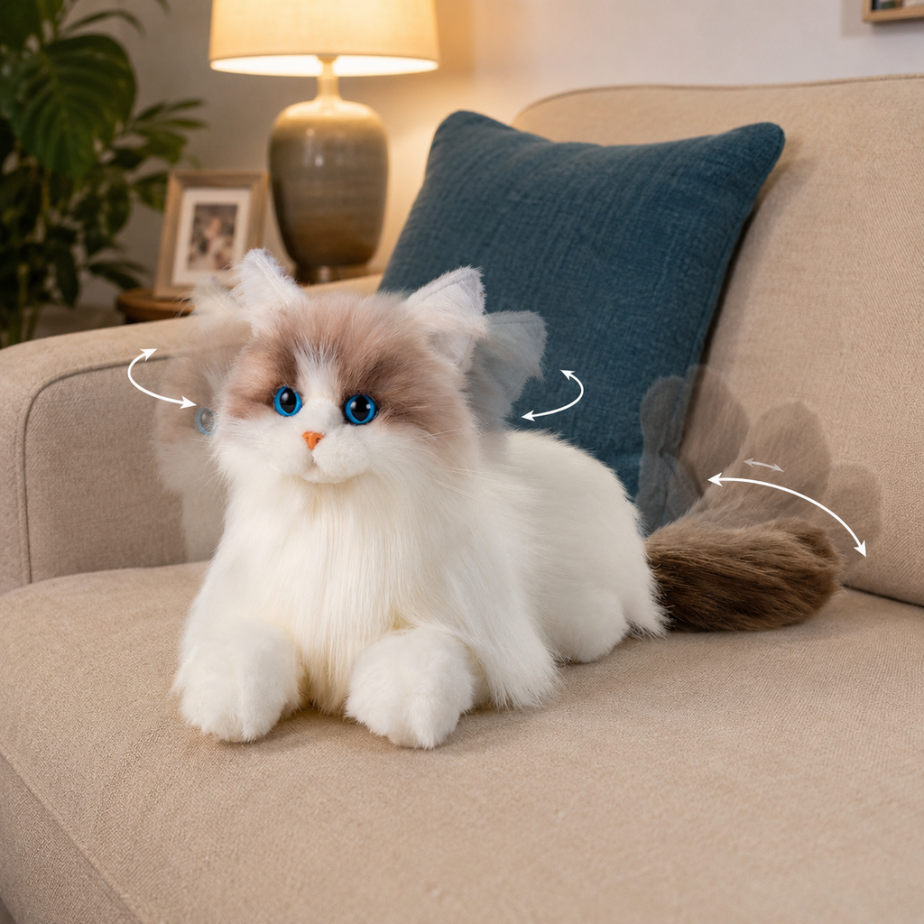 MateCat1.1 Robot Cat – Companion Toy for Sensory Comfort - Fabs things