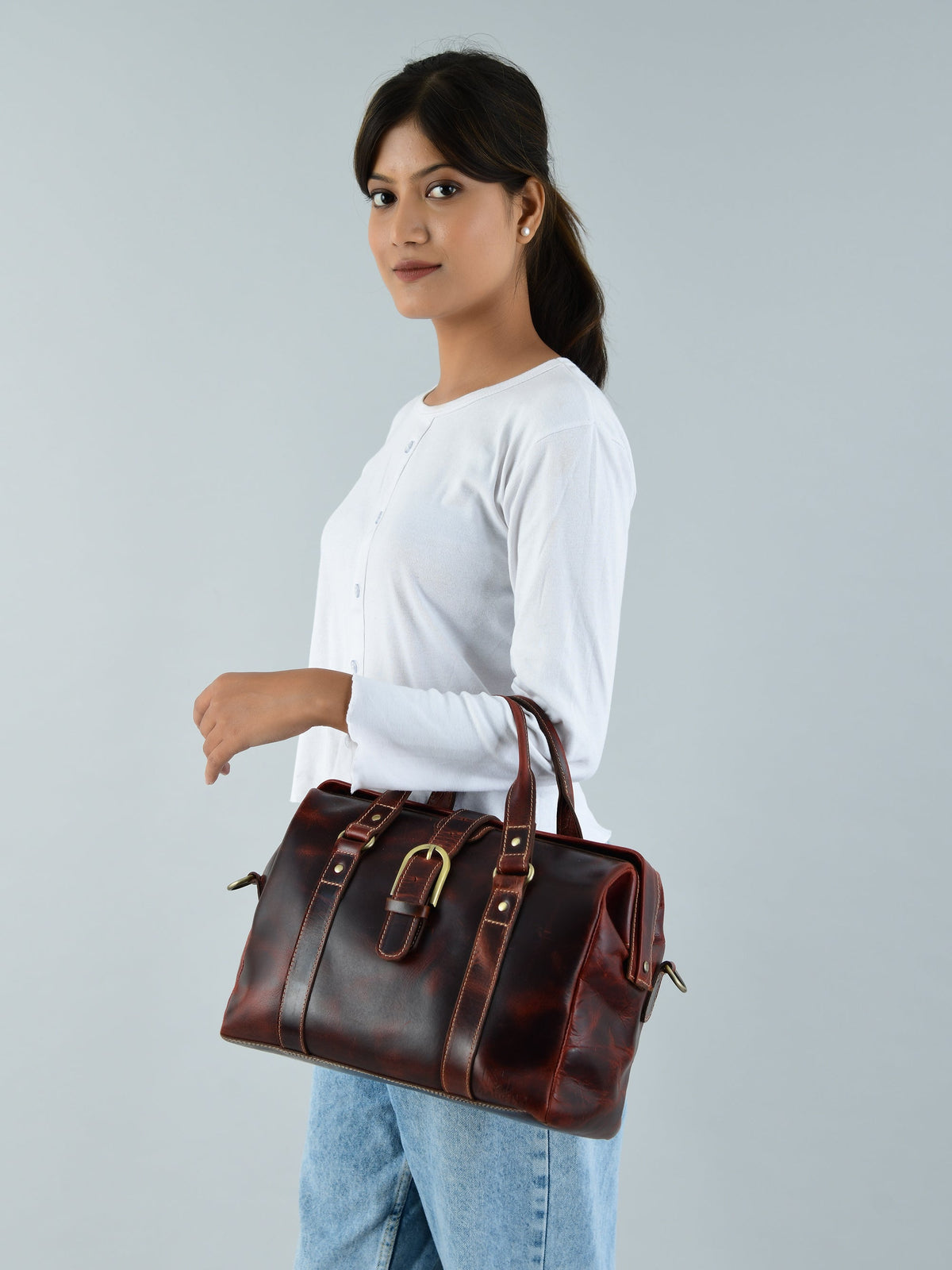 Wineberry Chic Handbag - Fabs things