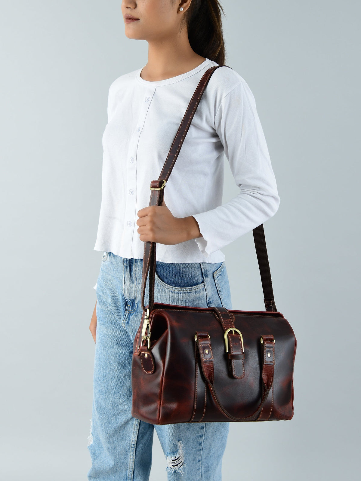 Wineberry Chic Handbag - Fabs things