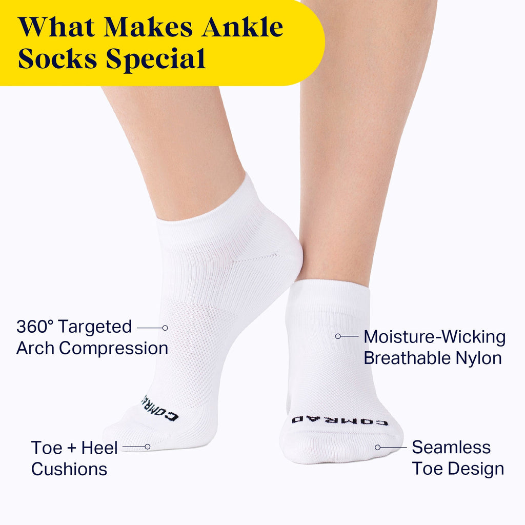 Ankle Compression Socks - 4 Pack - Fabs things
