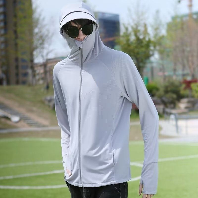 Men's Summer UV-proof Breathable Outdoor Fishing Clothes Cycling Sun-protective Clothing Lightweight - Fabs things
