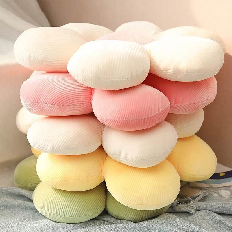 35/45cm Stuffed Six Petal Flower Cushion Sunflower Pillow - Fabs things