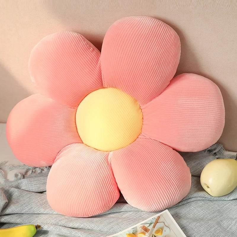 35/45cm Stuffed Six Petal Flower Cushion Sunflower Pillow - Fabs things