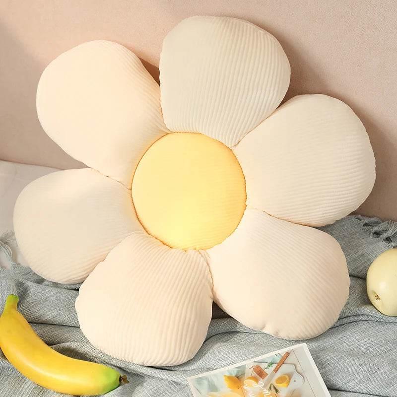 35/45cm Stuffed Six Petal Flower Cushion Sunflower Pillow - Fabs things