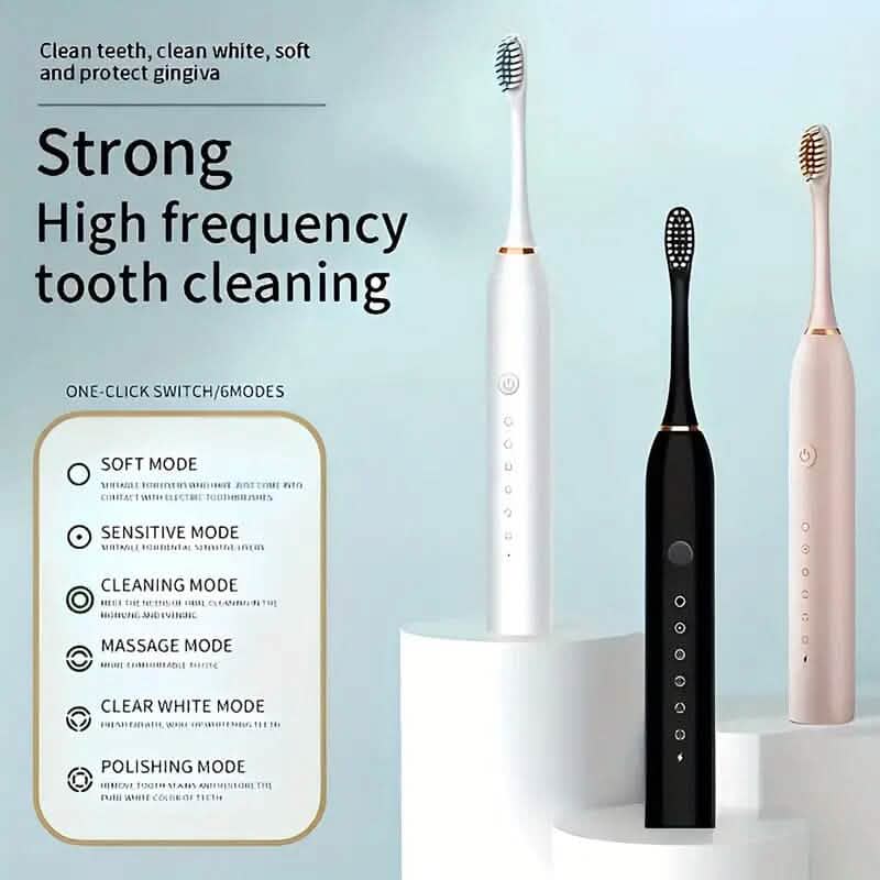Sonic Electric Toothbrush with 6 Modes and Smart Timer - Fabs things