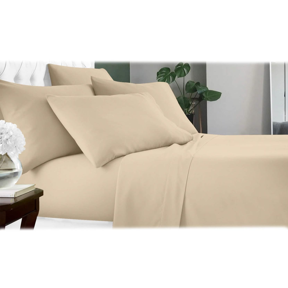 6-Piece: Luxury Home Cool Bamboo-Fiber Sheet Set - Fabs things