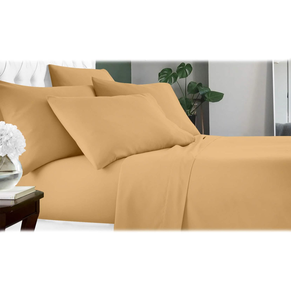 6-Piece: Luxury Home Cool Bamboo-Fiber Sheet Set - Fabs things