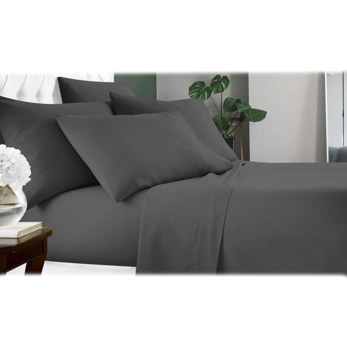 6-Piece: Luxury Home Cool Bamboo-Fiber Sheet Set - Fabs things
