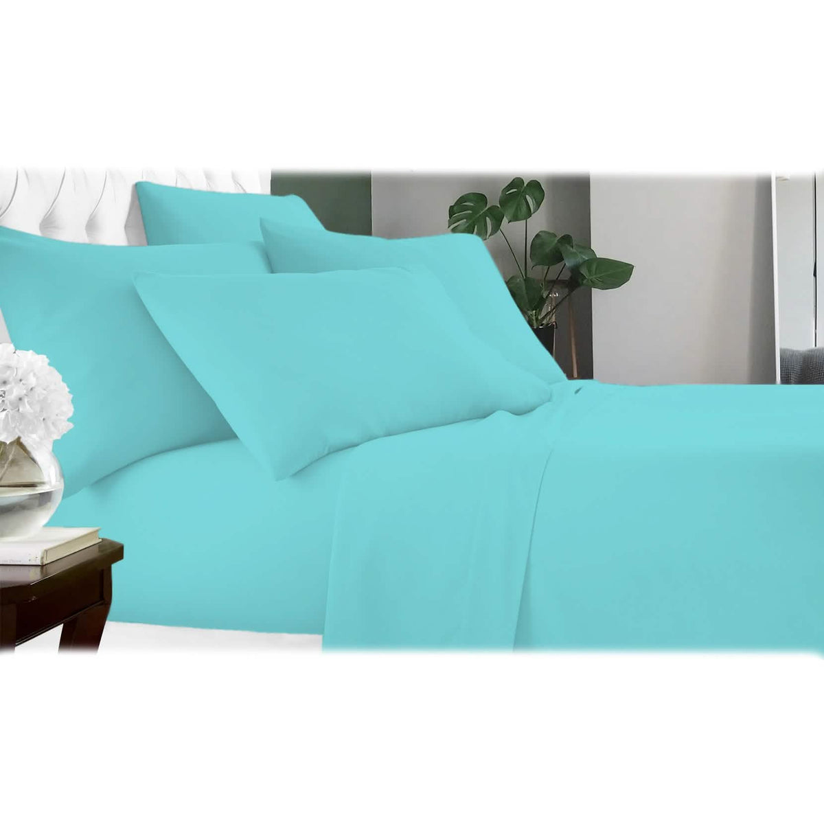 6-Piece: Luxury Home Cool Bamboo-Fiber Sheet Set - Fabs things