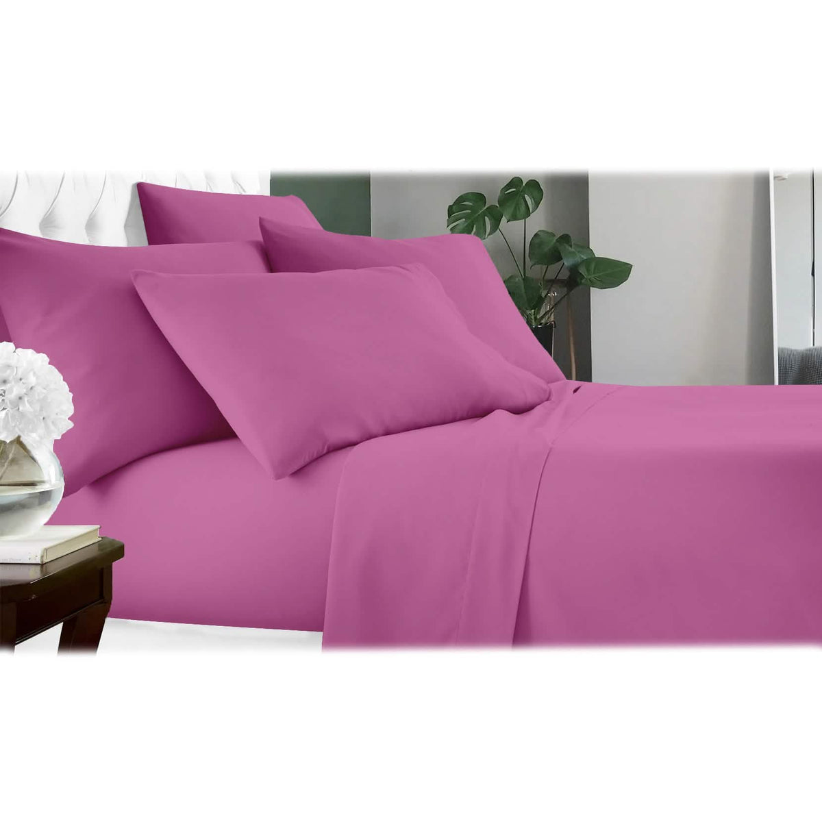 6-Piece: Luxury Home Cool Bamboo-Fiber Sheet Set - Fabs things